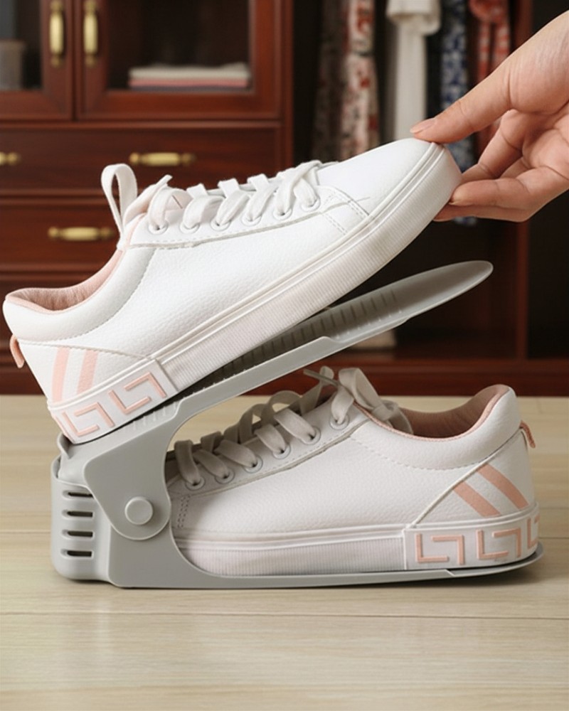 Stojak organizer na buty do szafy czarny ZESTAW x5