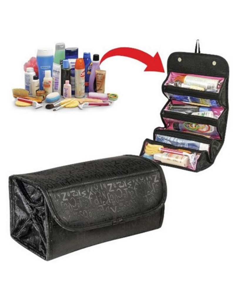 Kosmetyczka organizer na kosmetyki podróżny składany pojemny