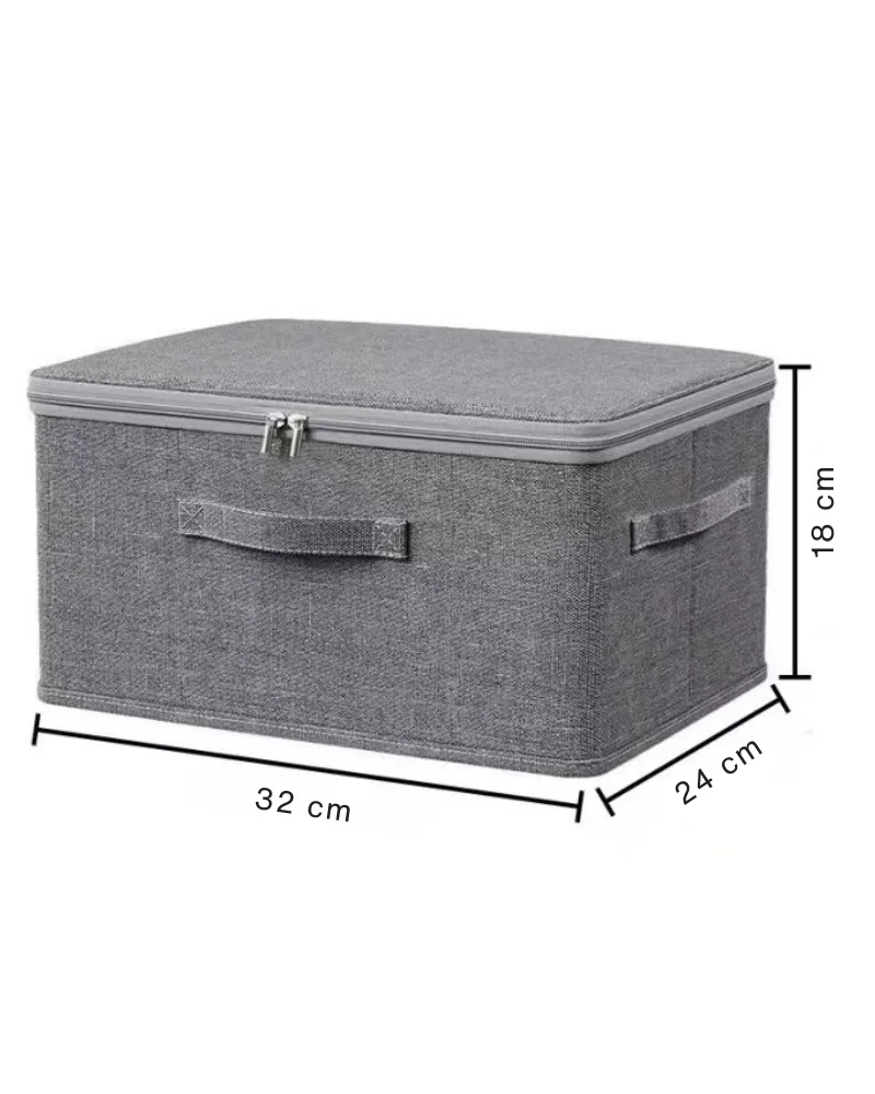 Organizer na ubrania zamykany pojemnik do szafy na odzież pościel 32x24 cm
