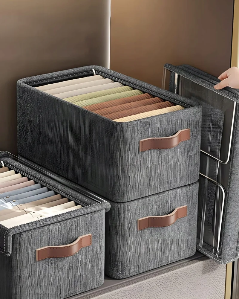 Organizer na ubrania spodnie bieliznę zamykany do szuflady szafy 50x30