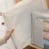 Pojemnik na pościel ubrania zamek stelaż Stackbox wzmocniony jasno szary 40×30