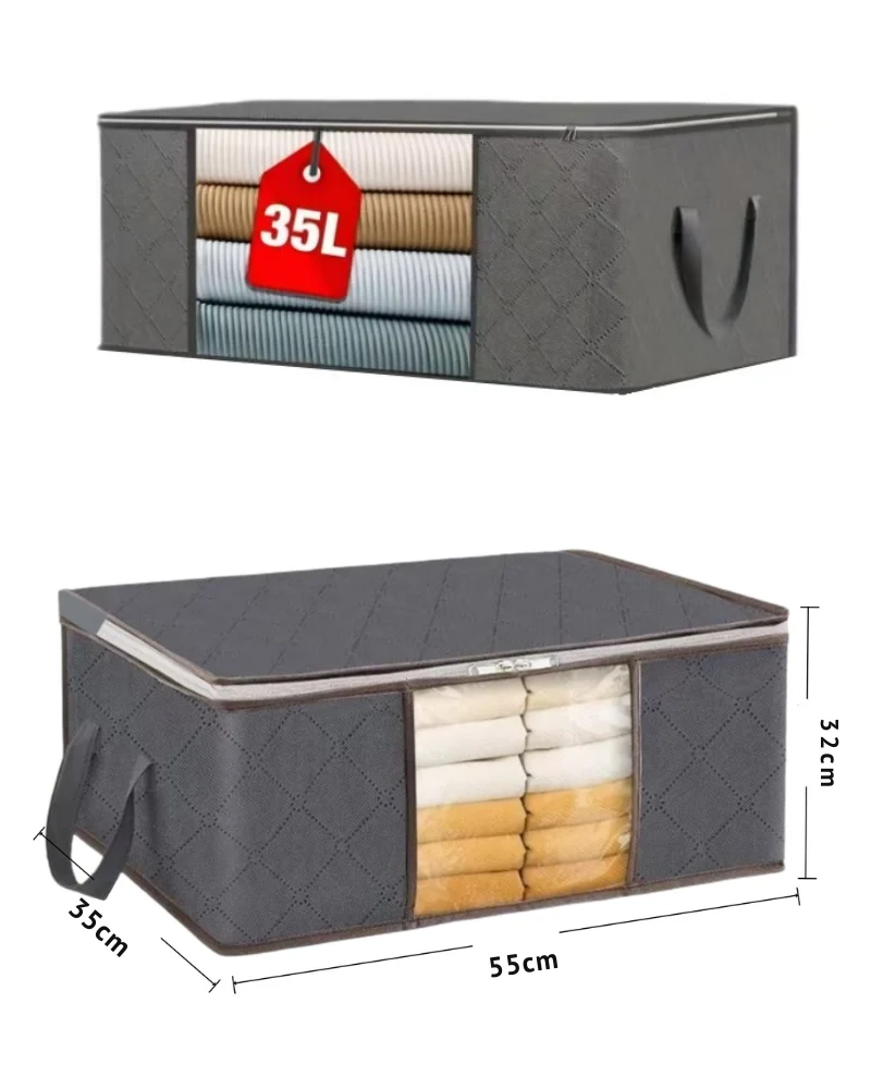 Organizer torba do szafki szafy 35L na pościel ubrania 55x35