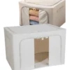 Pojemnik na pościel ubrania zamek stelaż Stackbox wzmocniony jasno szary 40×30