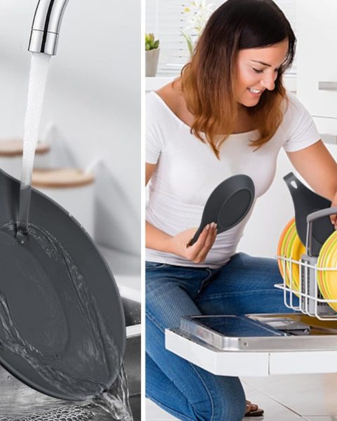 Podstawka pod łyżkę silikonowa ociekacz organizer do gotowania