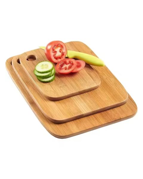 Deski do krojenia bambusowe wytrzymałe Zestaw 3 sztuk