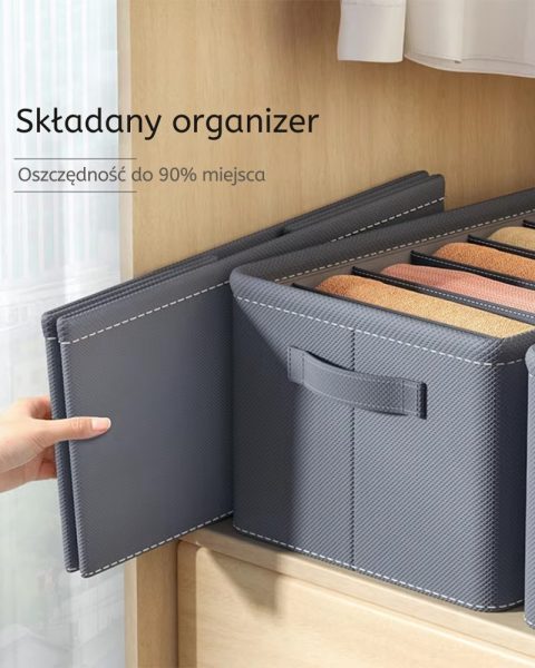 Organizer na ubrania pojemniki do szafy szuflady 44x30