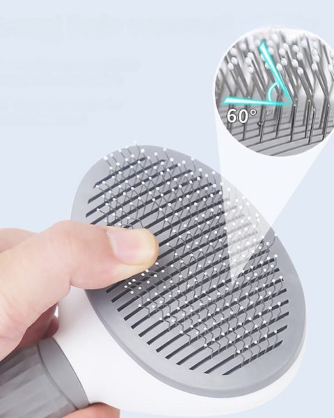 Szczotka samoczyszcząca do sierści psa kota bezpieczna