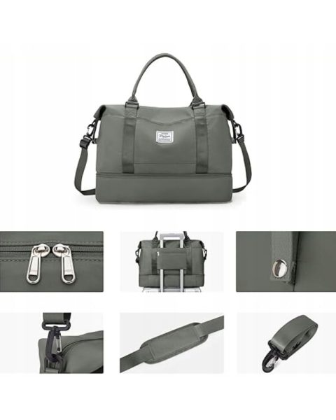 Torba podróżna na bagaż podręczny do walizki z kosmetyczką