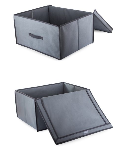 Pojemnik pudełko organizer do szafy na odzież pościel ręczniki zamykany 60x45