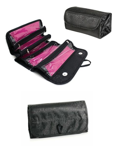 Kosmetyczka organizer na kosmetyki podróżny składany pojemny