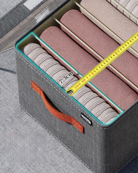 Organizer zamykany do szafy na ubrania spodnie bluzy 40x27