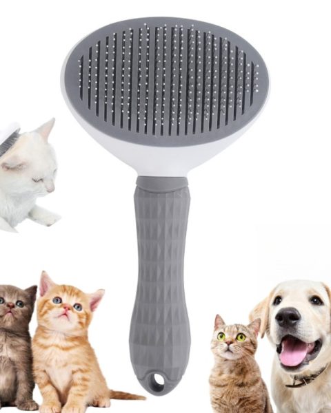 Szczotka samoczyszcząca do sierści psa kota bezpieczna