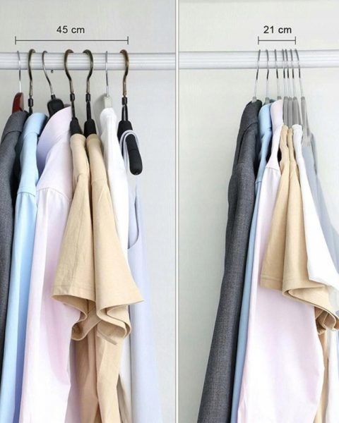 Wieszaki na ubrania antypoślizgowe odzieżowe z nakładką gumową 8+2 GRATIS!