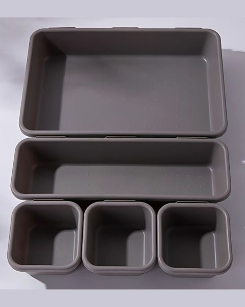 Zestaw organizerów 8szt wkłady na drobiazgi akcesoria pojemniki do szuflad