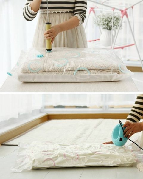 Worek próżniowy pokrowiec na ubrania 60x80 cm