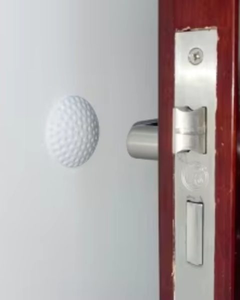 Odbojnik odbój klamki drzwi samoprzylepny do ścian x2