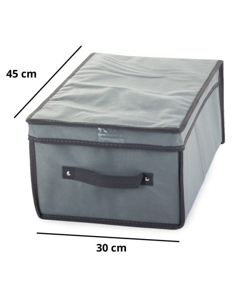 Organizer pojemnik pudełko do szafy na odzież buty zamykany 45x30