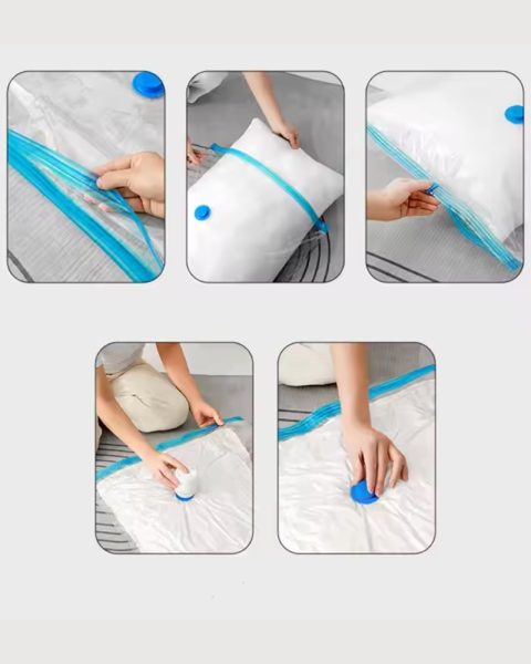 Worek próżniowy pokrowiec na ubrania 70x100 cm