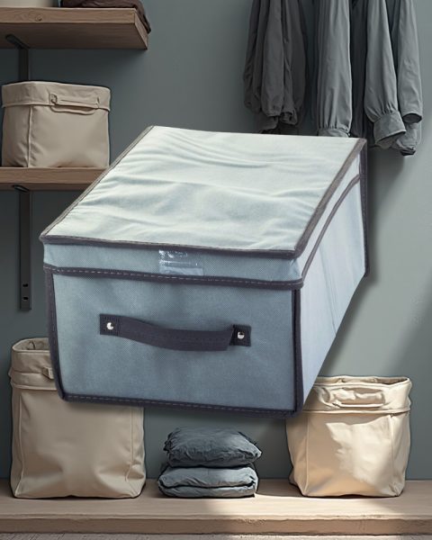 Organizer pojemnik pudełko do szafy na odzież buty zamykany 45x30