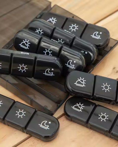 Organizer pudełko praktyczne na tabletki na 7 dni tygodnia