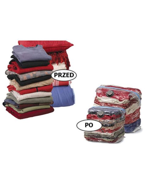 Worek próżniowy na ubrania odzież do szafy 50x60