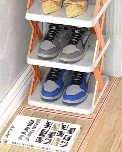 Półka na buty regał składana praktyczny organizer 5 półek
