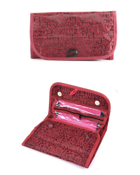 Kosmetyczka organizer na kosmetyki podróżny składany pojemny