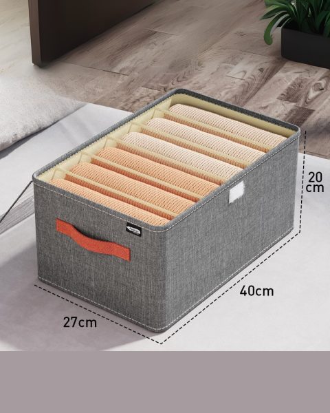 Organizer zamykany do szafy na ubrania spodnie bluzy 40x27