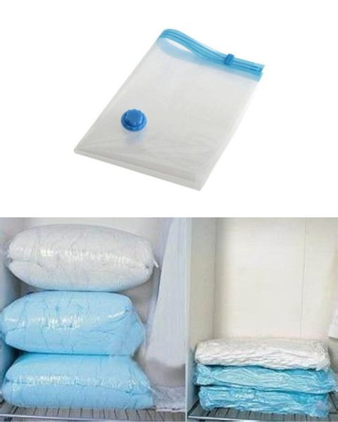 Worek próżniowy do szafy z wieszakiem na ubrania odzież 70x105