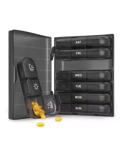 Organizer pudełko praktyczne na tabletki na 7 dni tygodnia