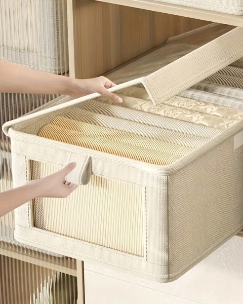 Pojemnik do szafy organizer do przechowywania ubrań zamykany 40x25