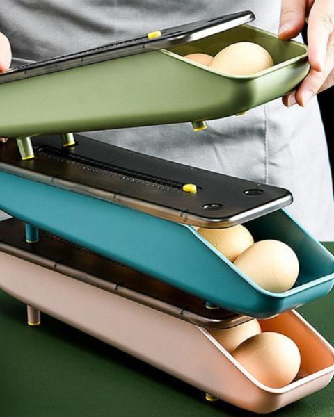 Organizer pojemnik na jajka organizer do lodówki podajnik na 6-8 jajek
