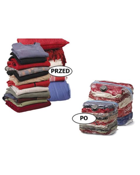 Worek próżniowy pokrowiec na ubrania 70x100 cm