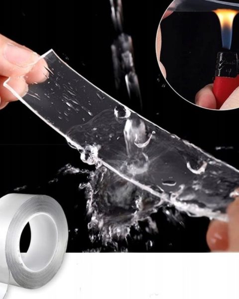 Dwustronna taśma nano wielokrotnego użytku mocna 3m