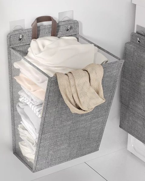 Kosz na pranie pojemny do przymocowania lub postawienia