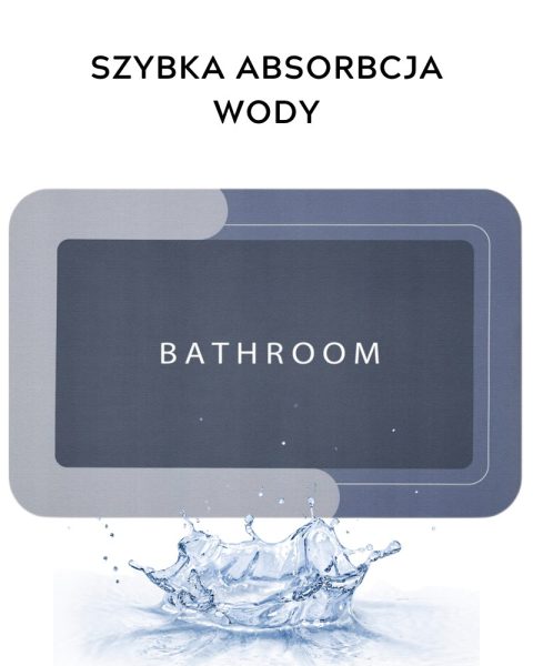 Mata dywanik łazienkowy szybkoschnący