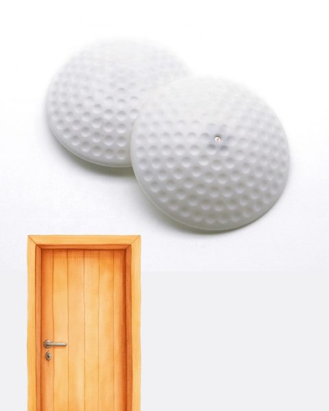 Odbojnik odbój klamki drzwi samoprzylepny do ścian x2