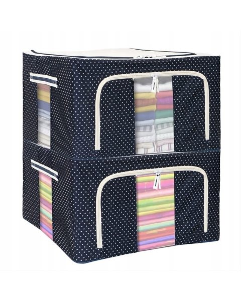 Pojemnik na pościel ubrania zamek stelaż Stackbox wzmocniony 40x30