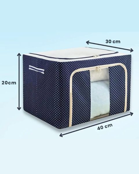 Pojemnik na pościel ubrania zamek stelaż Stackbox wzmocniony 40x30