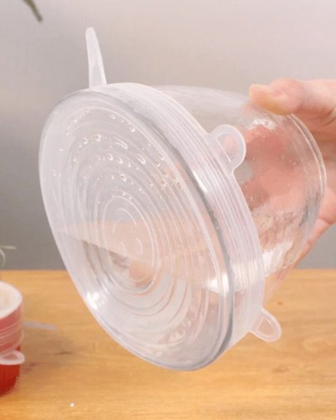 Pokrywki silikonowe uniwersalne na garnek 6 szt.