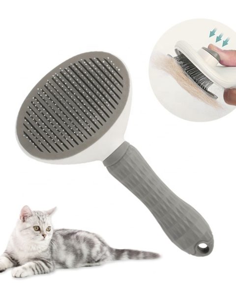 Szczotka samoczyszcząca do sierści psa kota bezpieczna