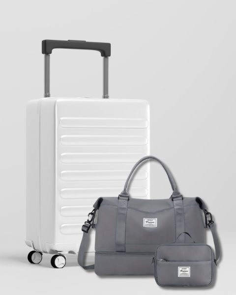 Torba podróżna na bagaż podręczny do walizki z kosmetyczką