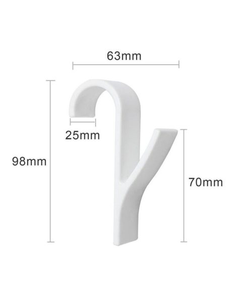 Wieszak haczyk na grzejnik kaloryfer łazienkowy 2 szt.