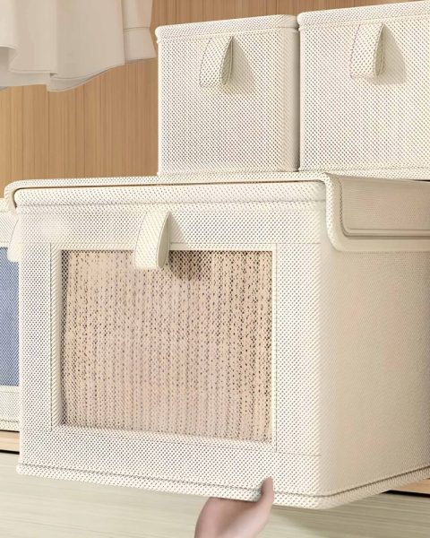 Pojemnik do szafy organizer do przechowywania ubrań zamykany 40x25