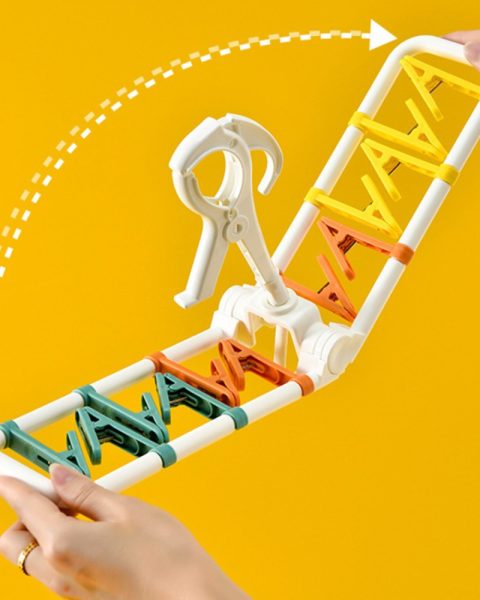 Wieszak suszarka na skarpetki bieliznę ubrania Zestaw + 12 klamerek