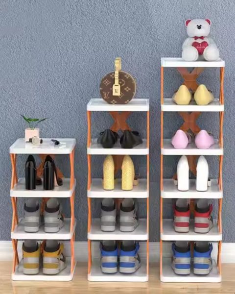 Półka na buty regał składana praktyczny organizer 5 półek