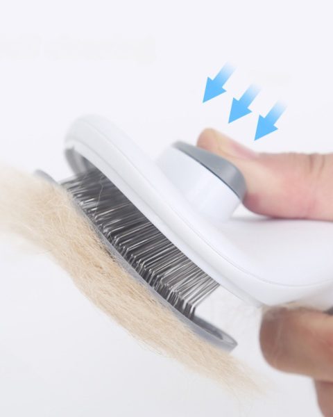 Szczotka samoczyszcząca do sierści psa kota bezpieczna