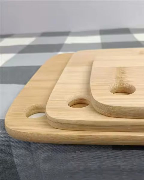 Deski do krojenia bambusowe wytrzymałe Zestaw 3 sztuk