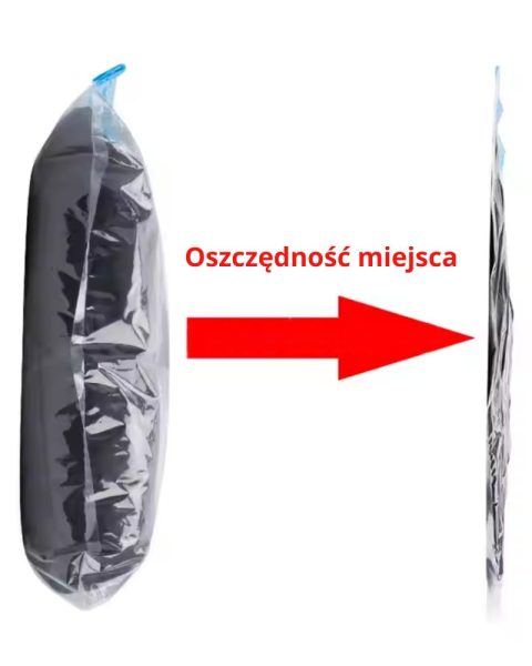 Worek próżniowy pokrowiec na ubrania 70x100 cm