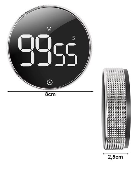 Minutnik kuchenny czasomierz stoper cyfrowy magnetyczny